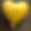 Thumbnail: Yellow glossy ceramic heart balloon sculpture handmade for wall insta