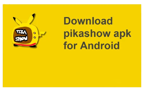 Overview image of pikashow app on Android device